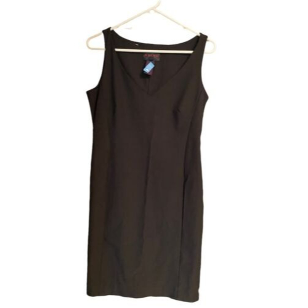 ralph lauren tartan label little black dress size 8 sleeveless